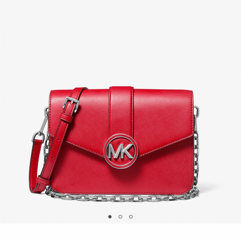 Authentic Michael Kors-Carmen Medium Convertible Shoulder Bag